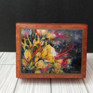 Ercolano Bird of Paradise Jewelry Music Box